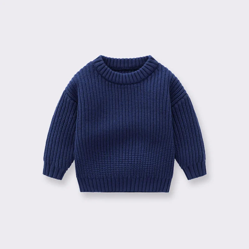 Childrens Clothing Baby Sweaters Baby Boys and Girls Loose Knit Jackets for Autumn and Winter Winter Casual Cotton Sweater
