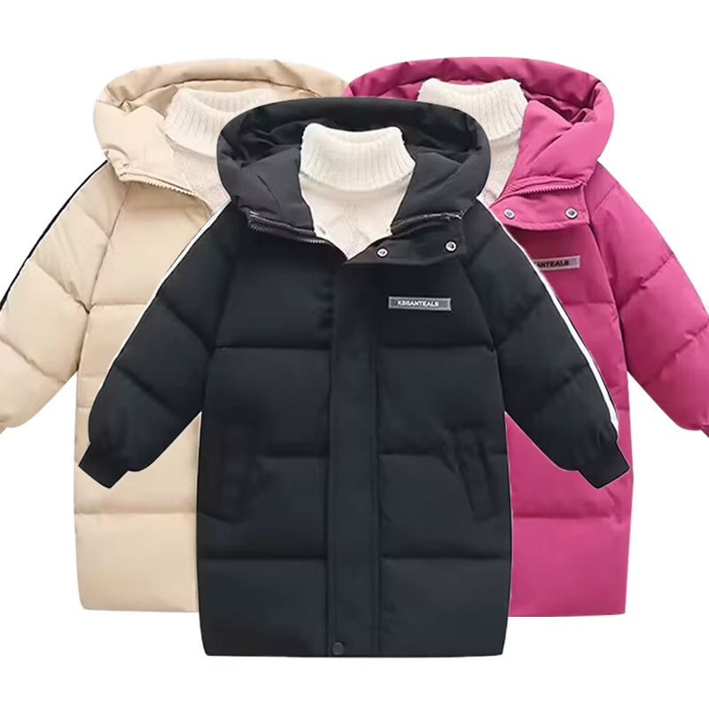 Boys Winter Coats & Jacket Kids Zipper Sport Jackets Fashion Patchwork Thick Winter Jacket Boy Girls Winter Coat Kids Clothes