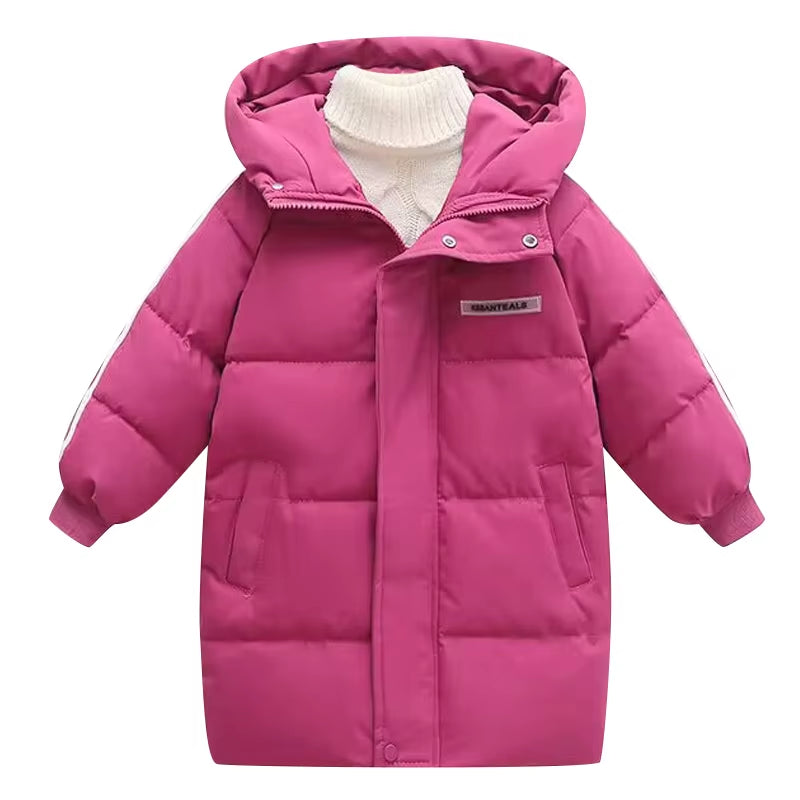 Boys Winter Coats & Jacket Kids Zipper Sport Jackets Fashion Patchwork Thick Winter Jacket Boy Girls Winter Coat Kids Clothes