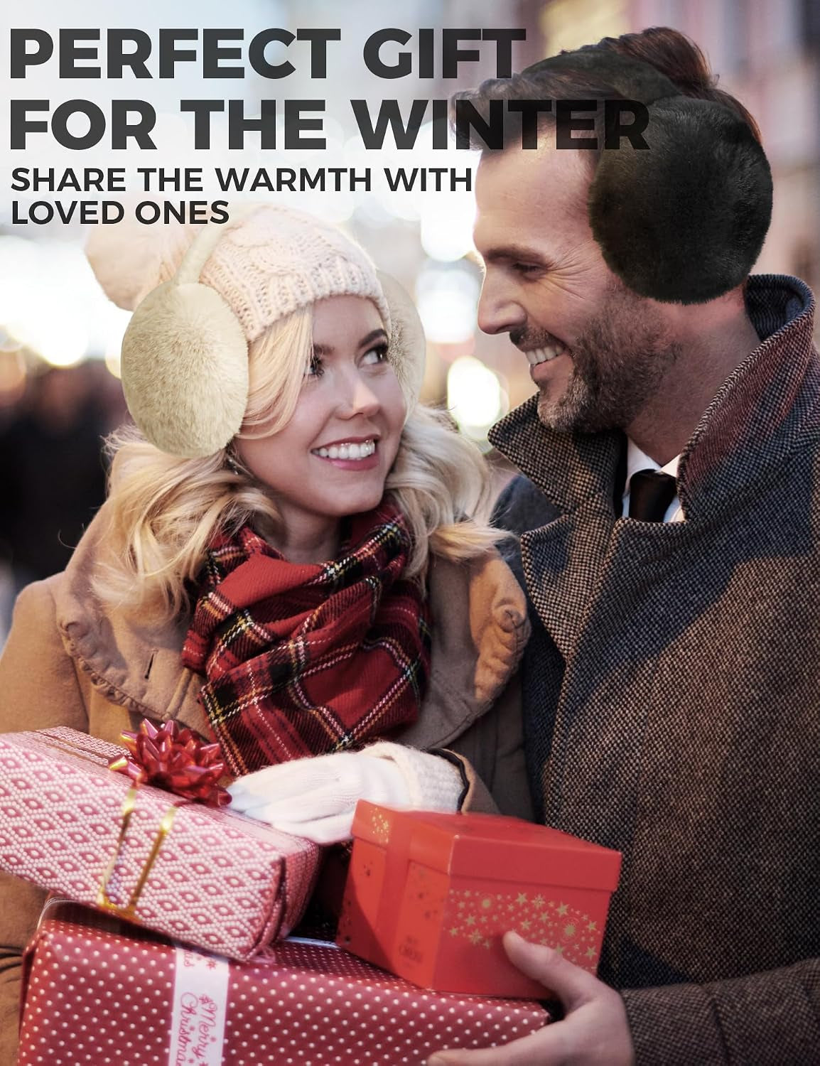 Ear Muffs Winter Women Men Soft Earmuffs Cute Ear Covers Cold Weather Fluffy Ear Warmers Headband Winter Accessories