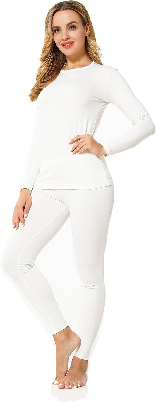 Thermal Underwear for Women Long Johns Base Layer Thermals Set