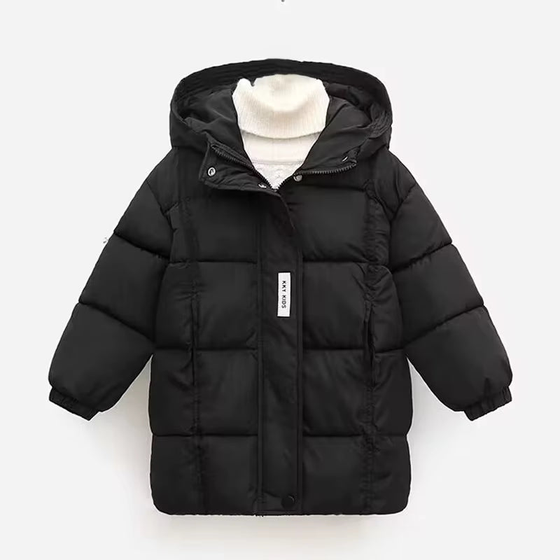 Boys Winter Coats & Jacket Kids Zipper Sport Jackets Fashion Patchwork Thick Winter Jacket Boy Girls Winter Coat Kids Clothes