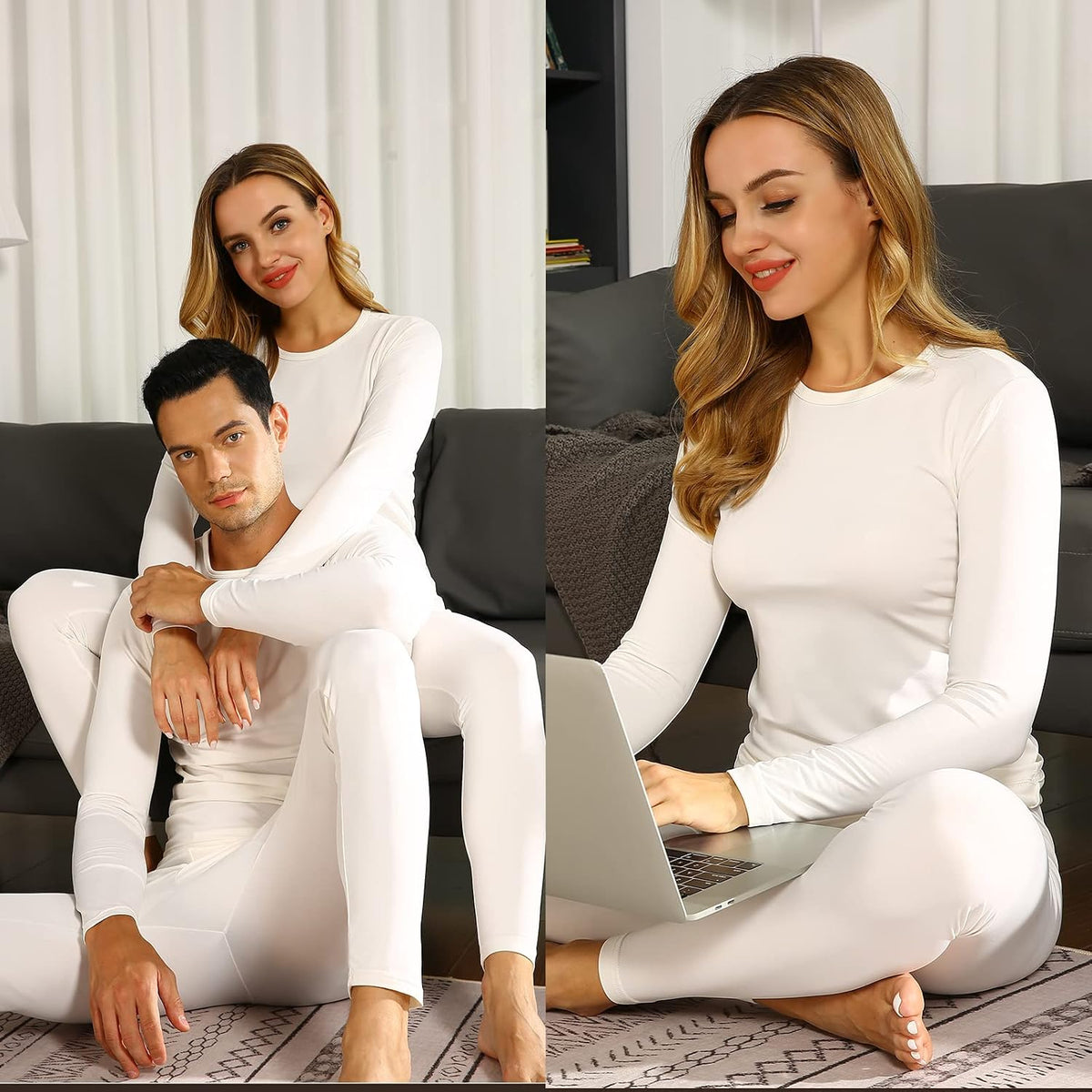 Thermal Underwear for Women Long Johns Base Layer Thermals Set