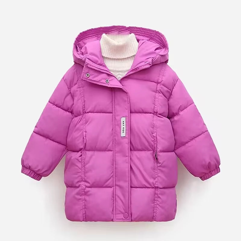 Boys Winter Coats & Jacket Kids Zipper Sport Jackets Fashion Patchwork Thick Winter Jacket Boy Girls Winter Coat Kids Clothes