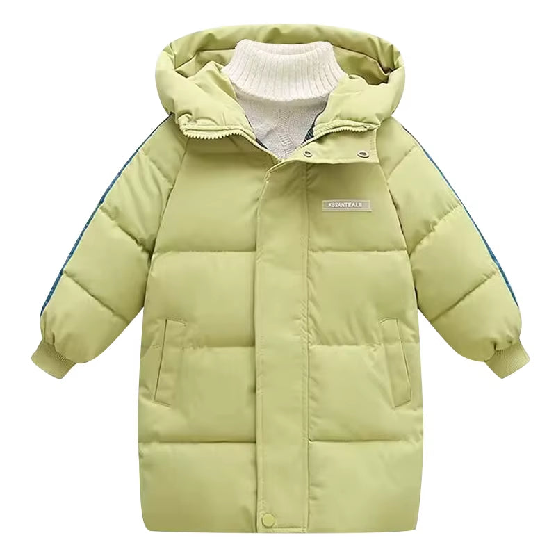 Boys Winter Coats & Jacket Kids Zipper Sport Jackets Fashion Patchwork Thick Winter Jacket Boy Girls Winter Coat Kids Clothes