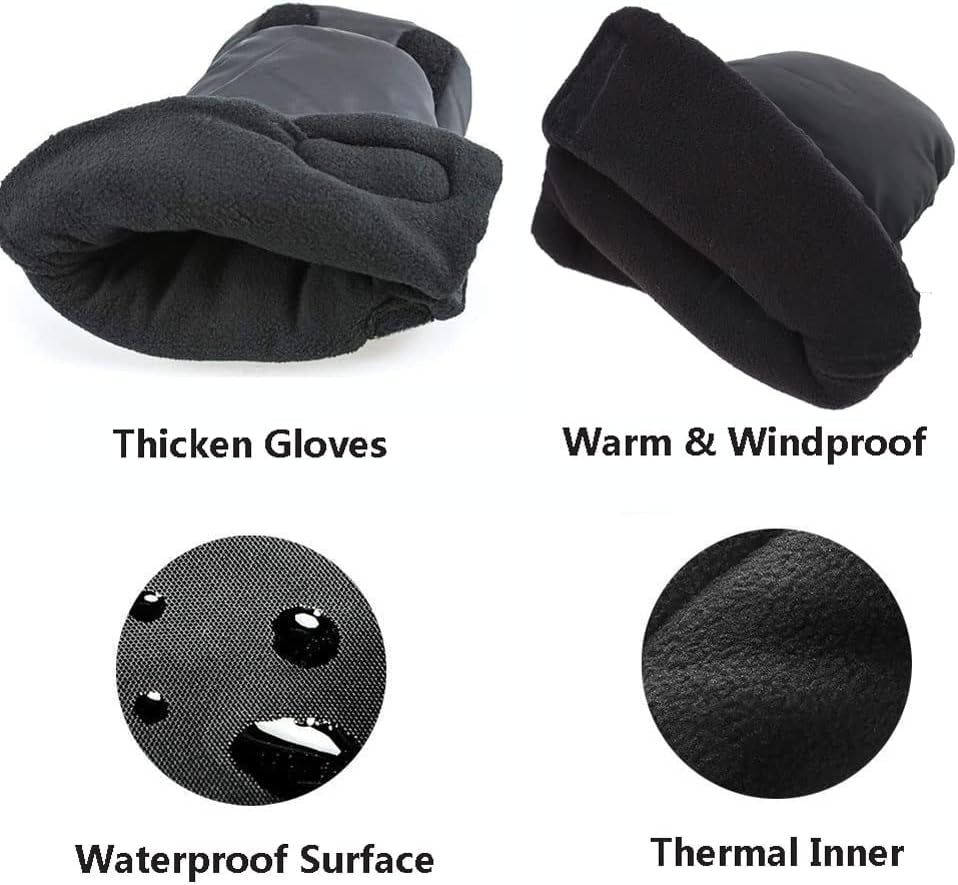 Baby Stroller Warm Muffs Gloves Winter Universal Hand Warmer Mittens